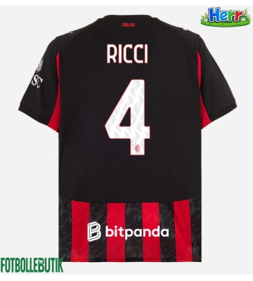AC Milan Samuele Ricci #4 Hemmatröja 2025-26 Kortärmad